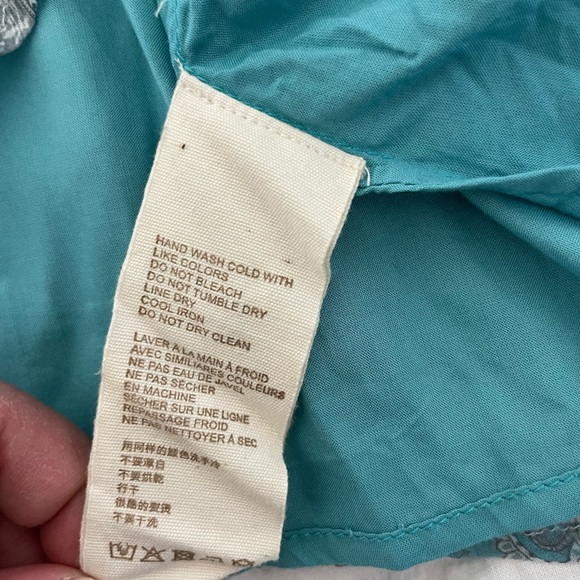 Anthro Let me be boho peaseant paisley blouse - Picture 9 of 11